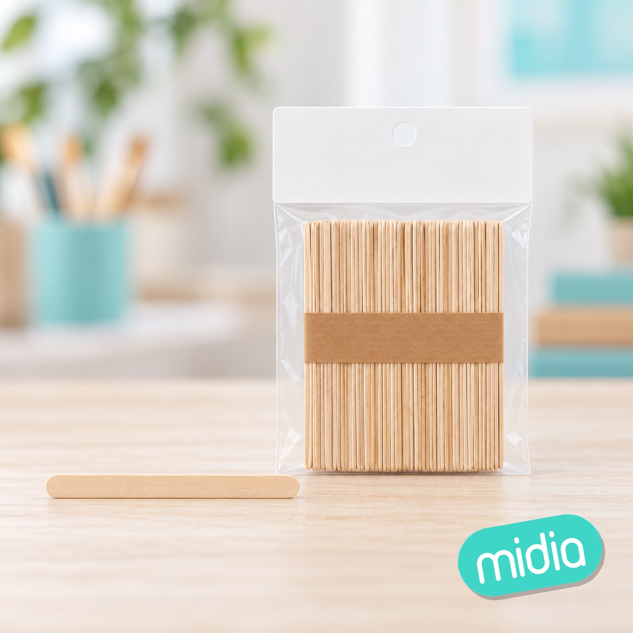 Palos de madera 114*10*2mm