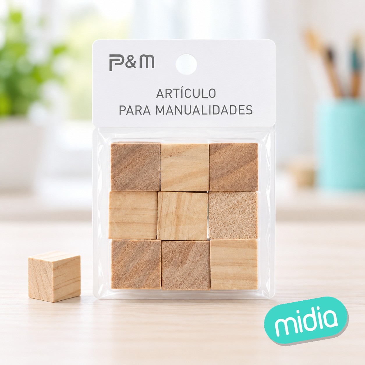 Cubitos de madera 2.0*2.0mm