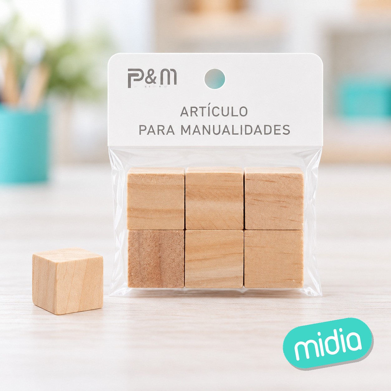 Cubitos de madera 2.5*2.5mm