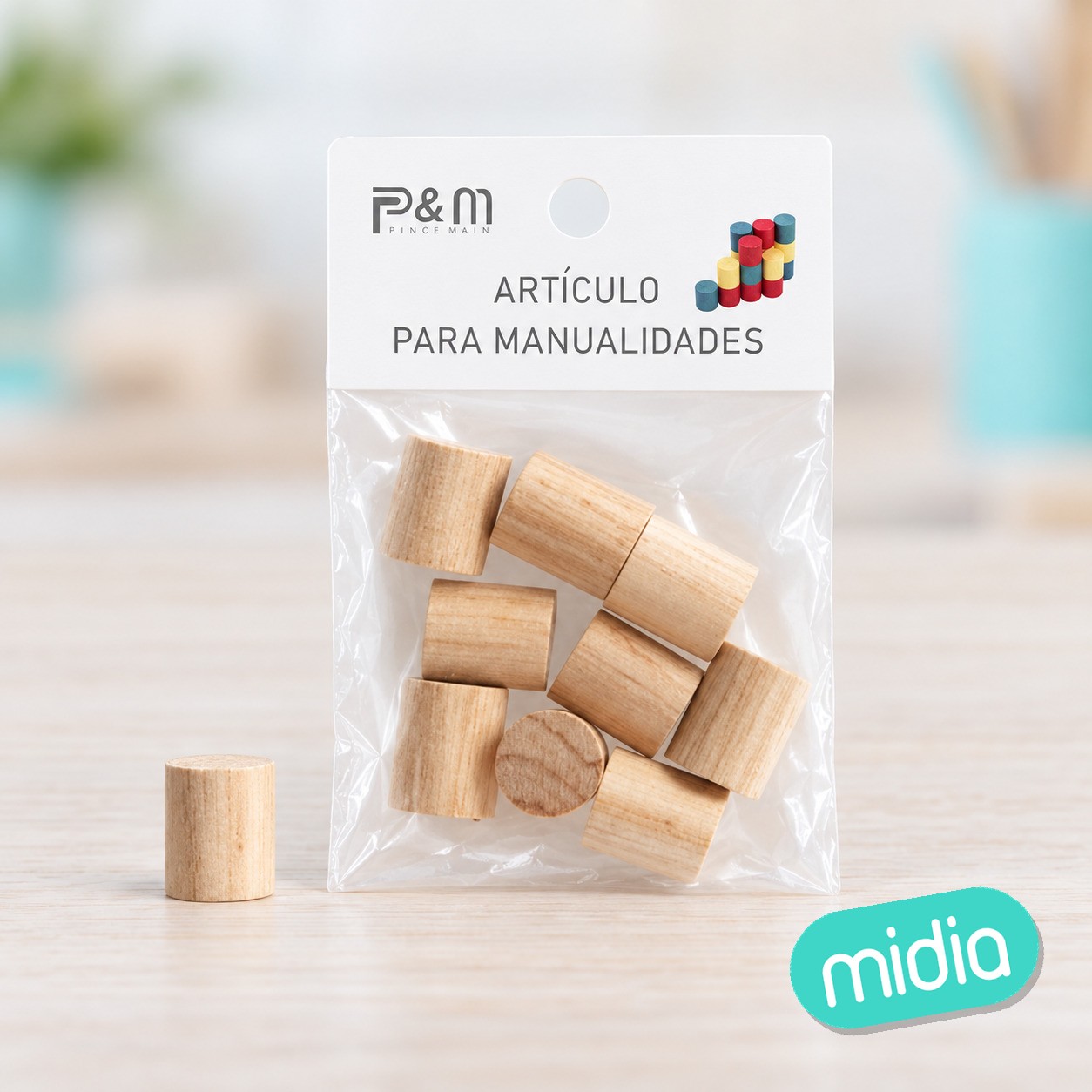 Cubitos de madera 19*16mm