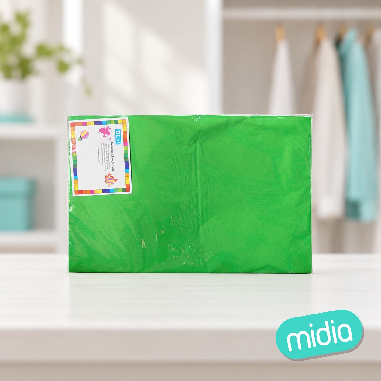 Goma eva 40x60cm verde lima