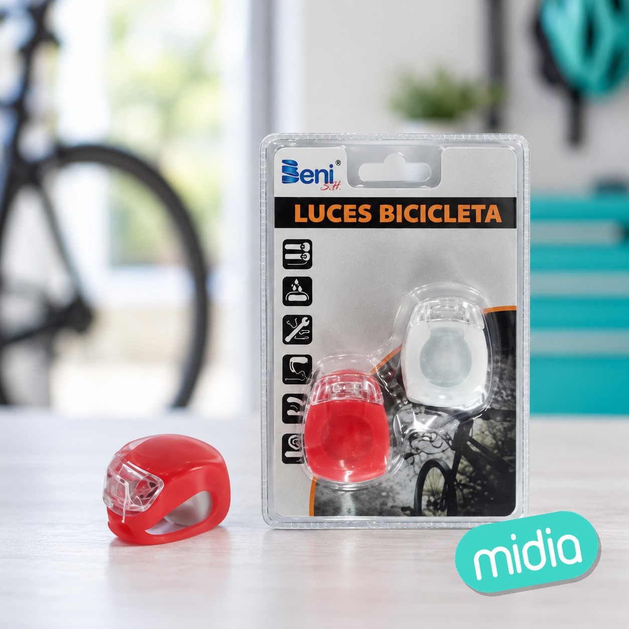 Lampara led bici