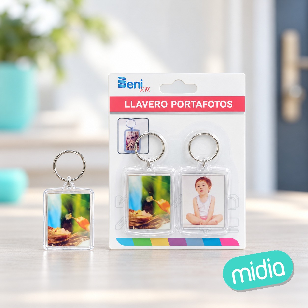Llavero marco foto 2pcs