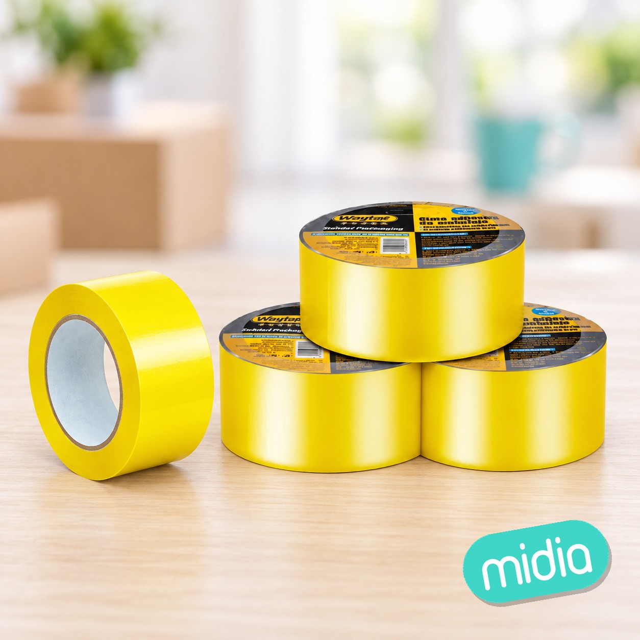 0.045mm*48mm*100m cinta adhesiva a