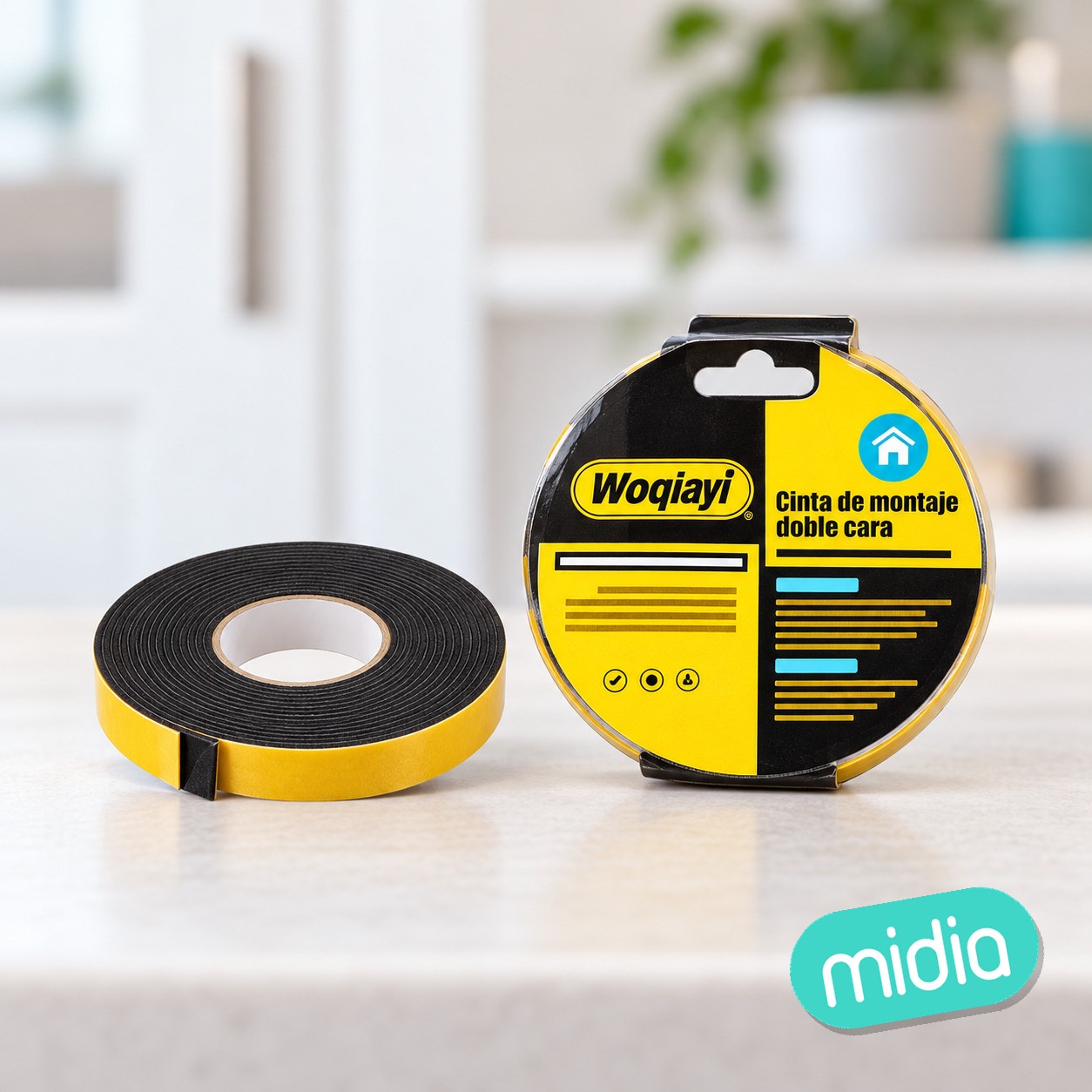 Cinta de montaje 0.9cm*5m 2pcs