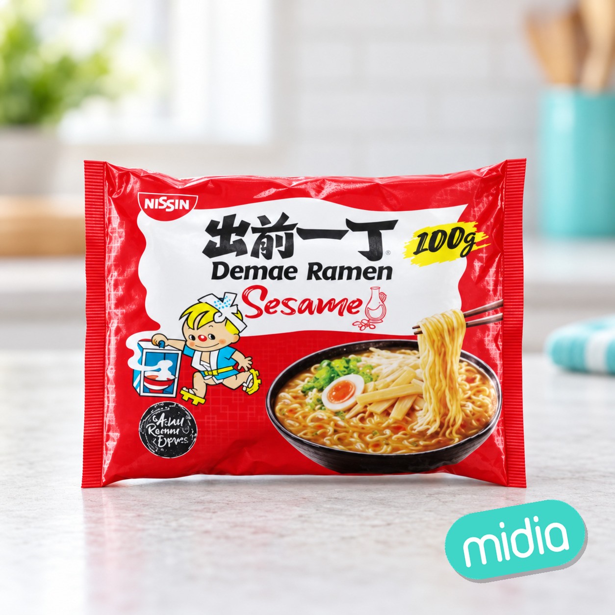 Ramen aceite de sesamo NISSIN 30/100g