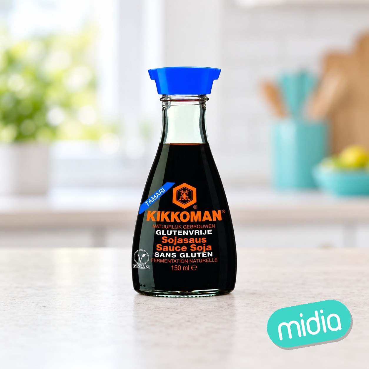 Salsa de soja sin glutenKIKKOMAN 6/150ml