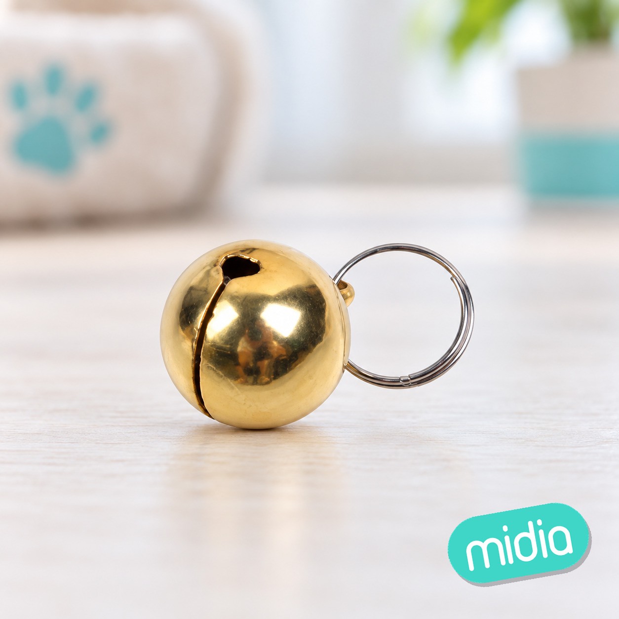 Pet jewelry bell d1,5cm golden
