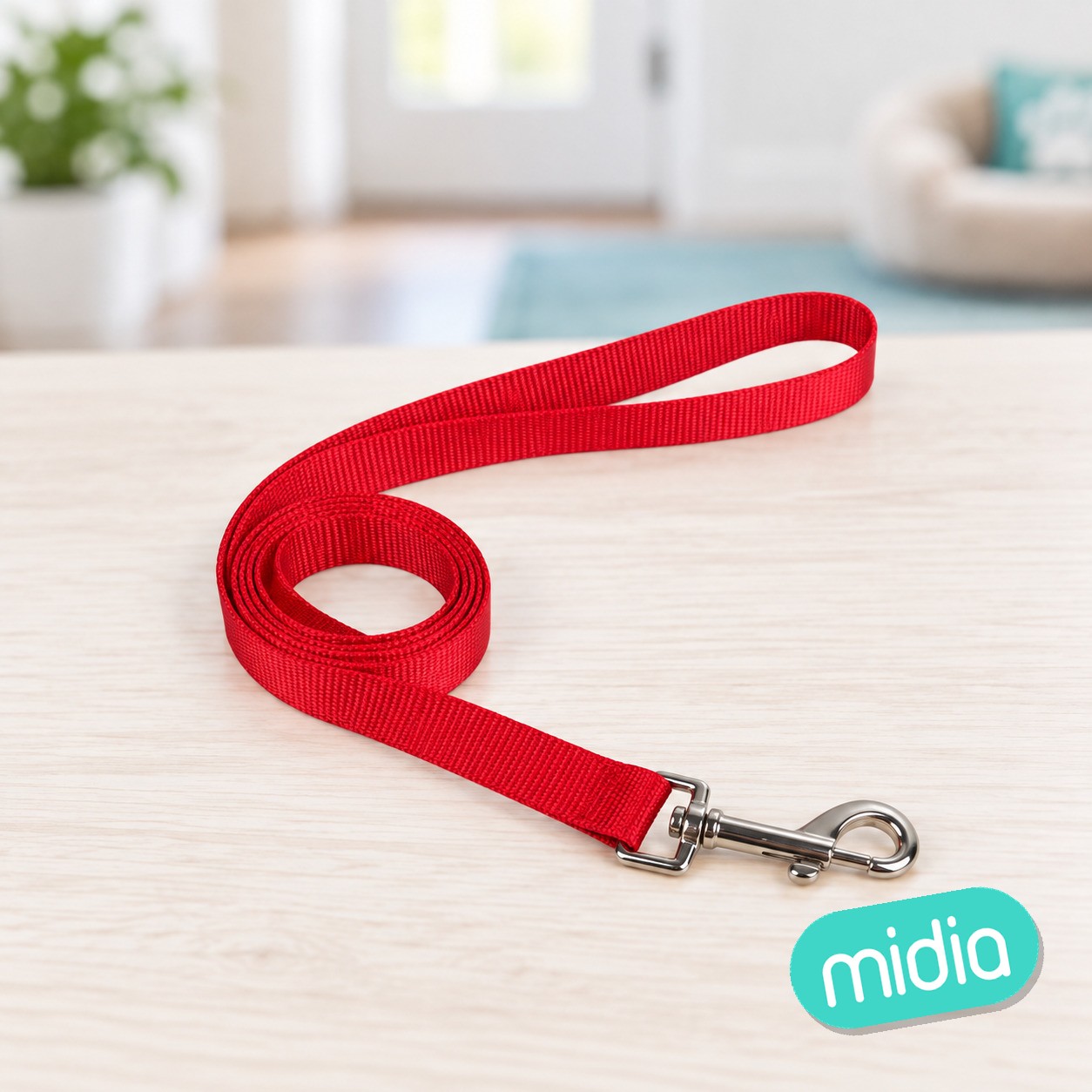Arnés para perros de nylon liso de imitación