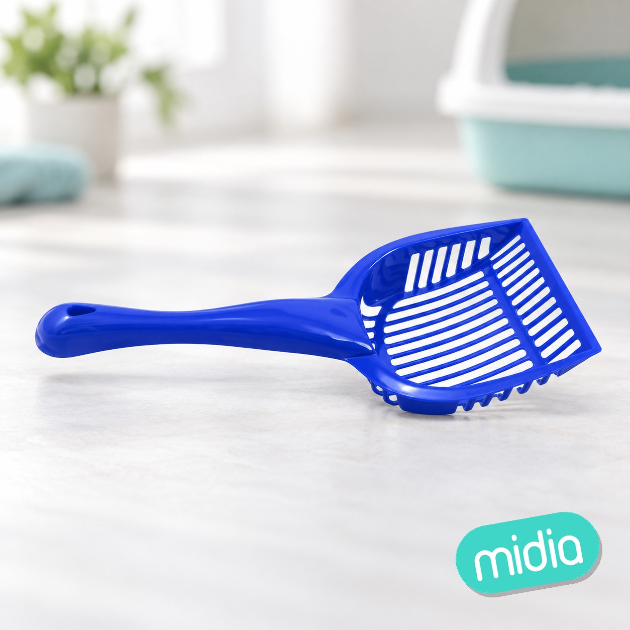 Pala recogedor de plástico para gatos