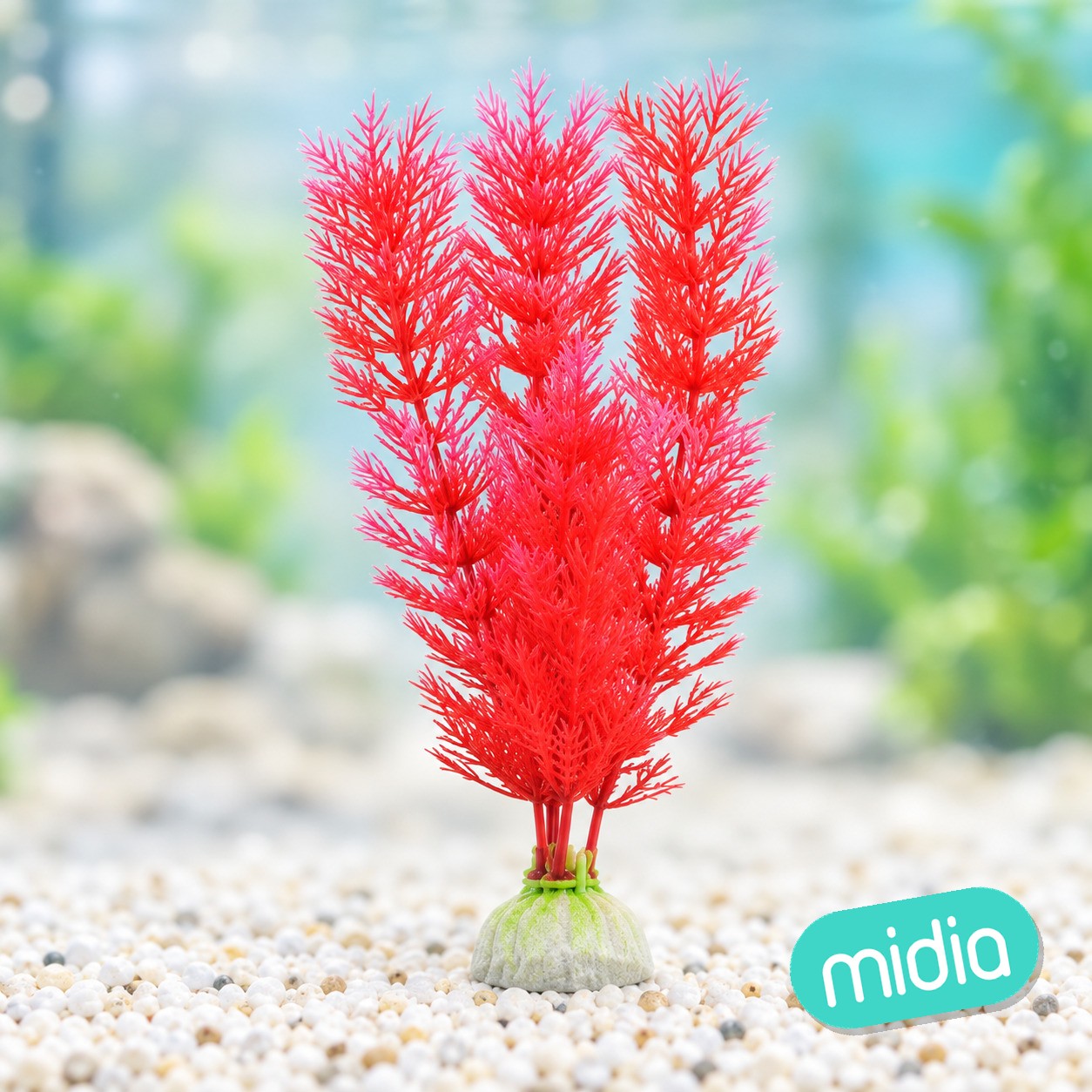 Planta de plástico de una rama(L20cm)