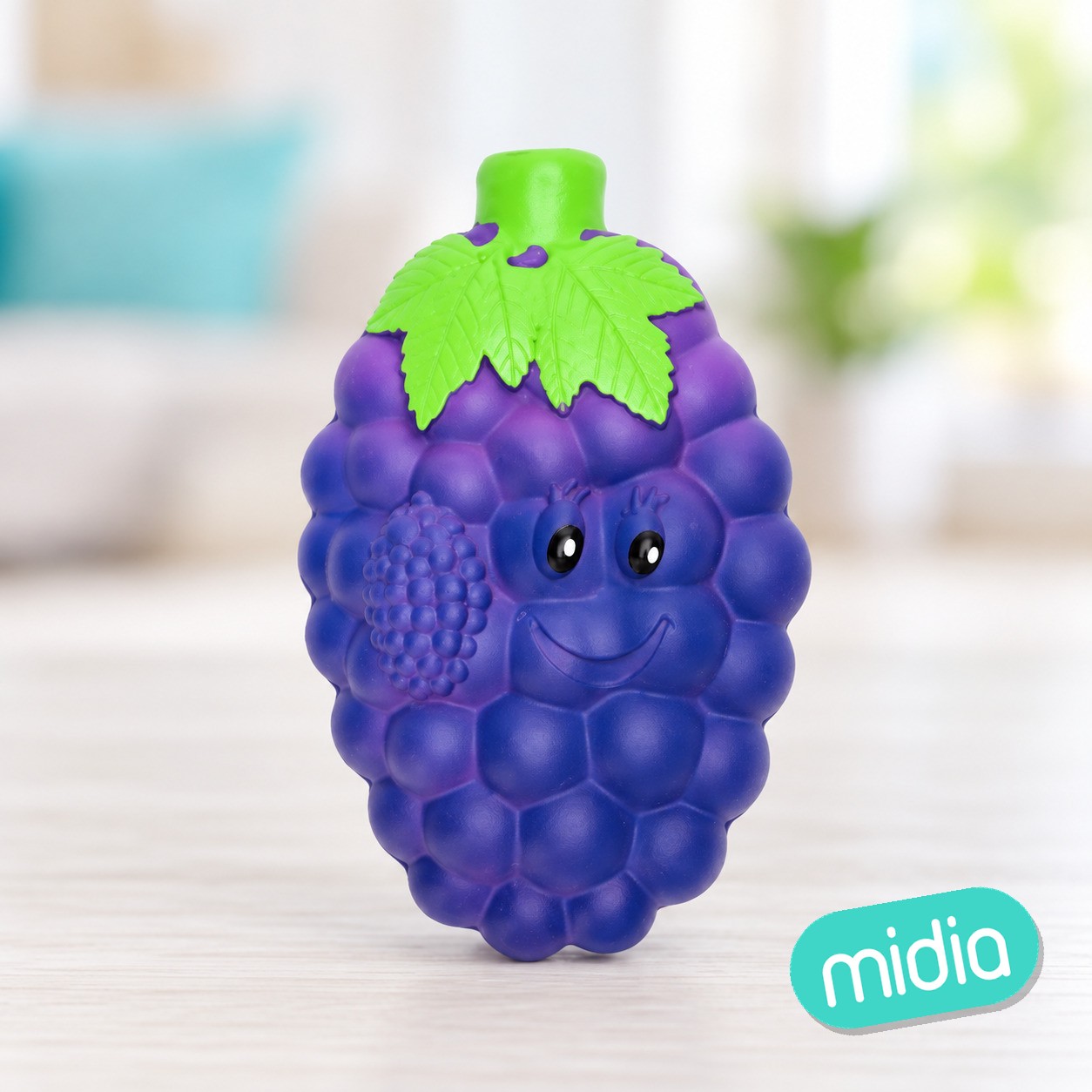Juguete de látex con sonido chirriante para perros de la colección de Fruta