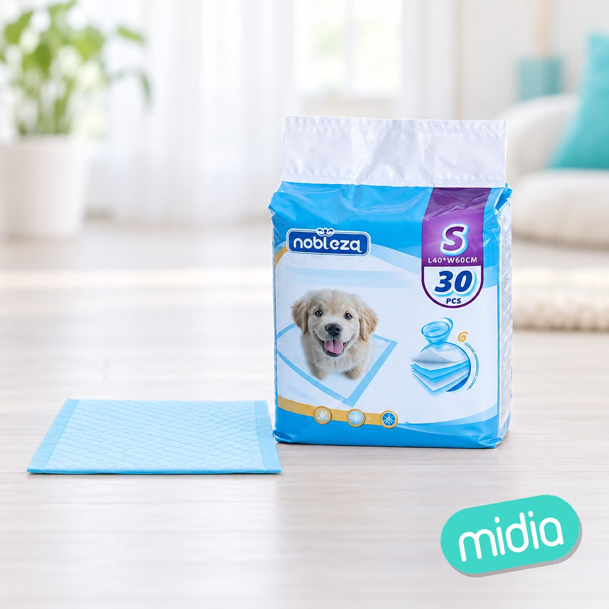Almohadillas de entrenamiento para mascotas-30 pcs-L40*W60cm