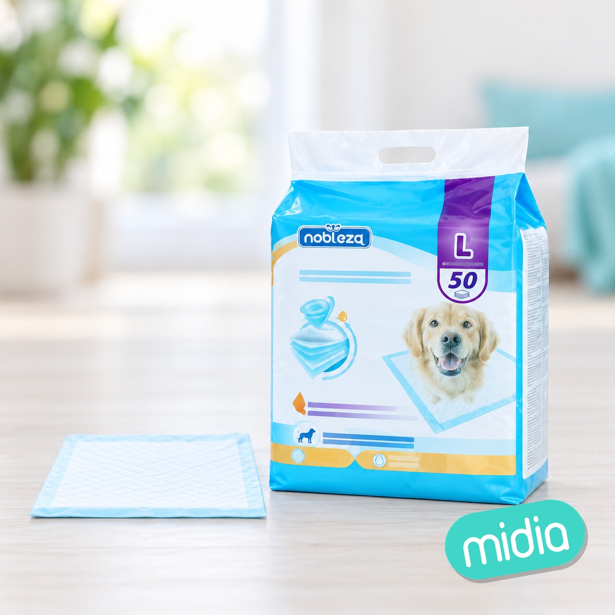 Almohadillas de entrenamiento para mascotas-50 pcs-L60*W90cm
