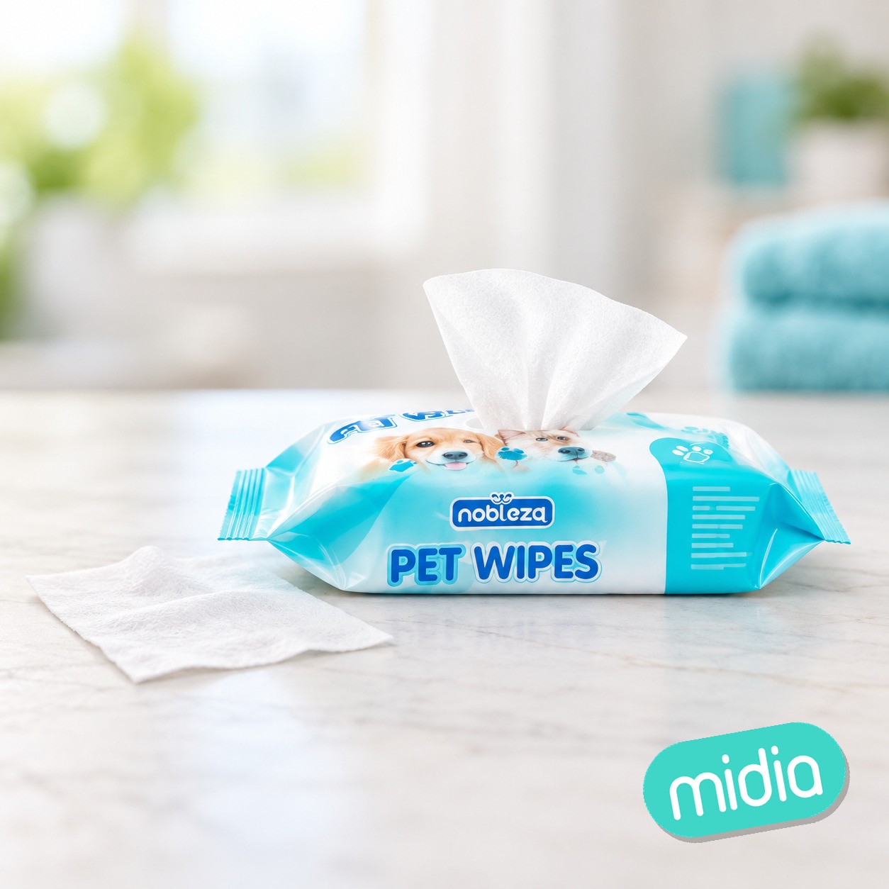 Toallitas húmedas para mascotas