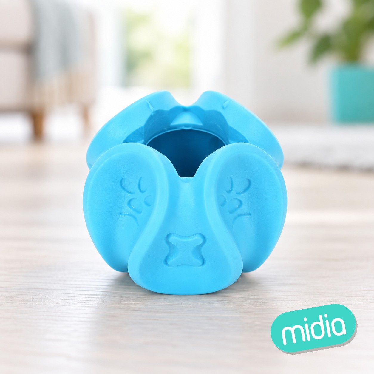 Pelota geométrica de caucho