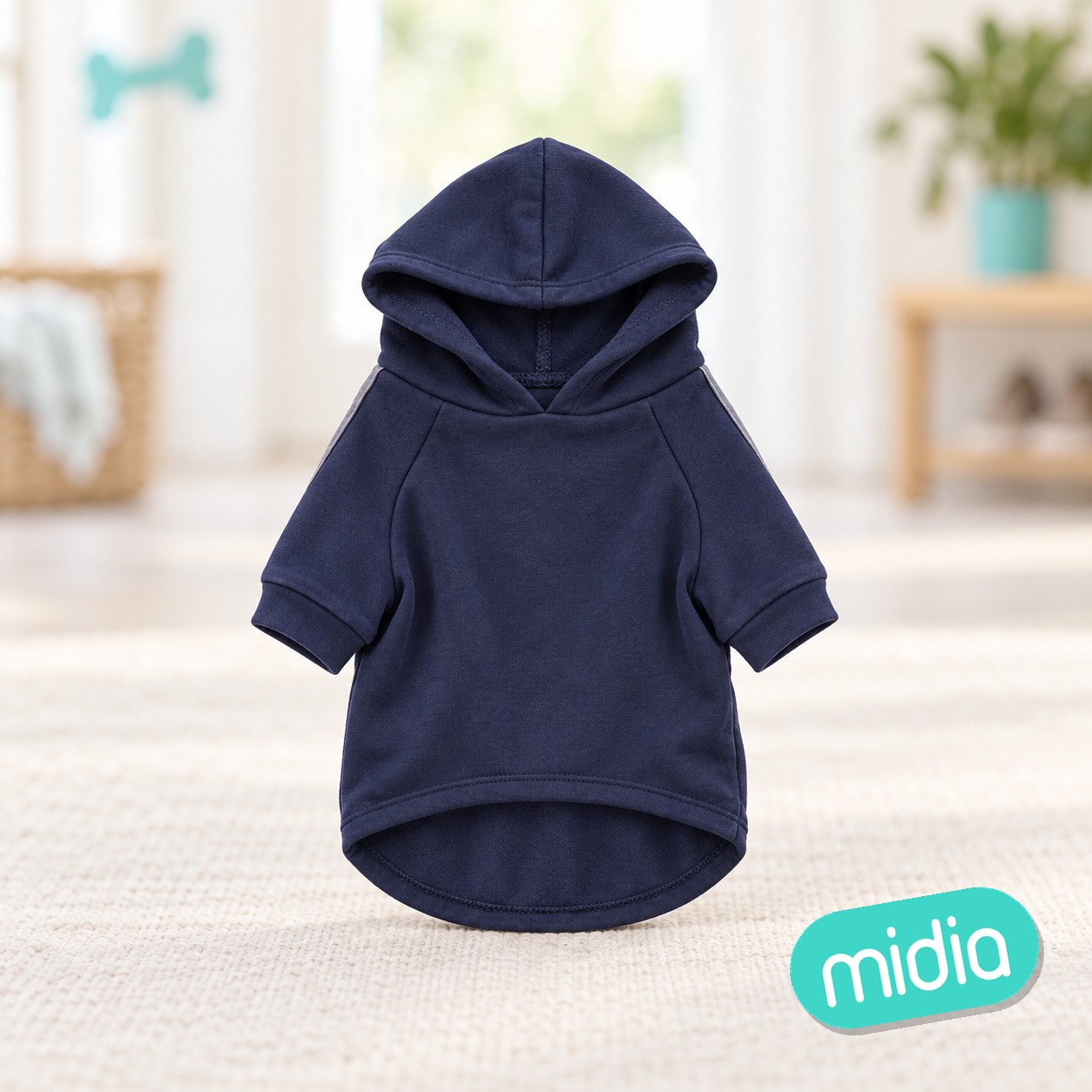 Con capucha-color liso-sudadera con capucha-l35cm