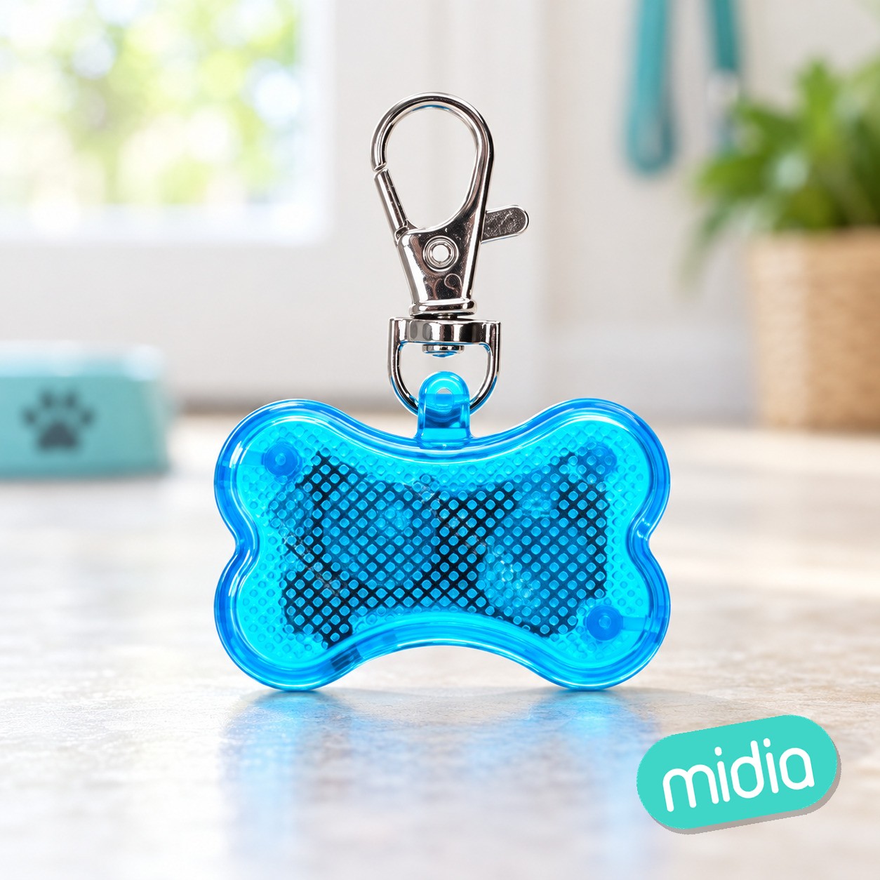 Colgantes para cuello con forma de hueso led