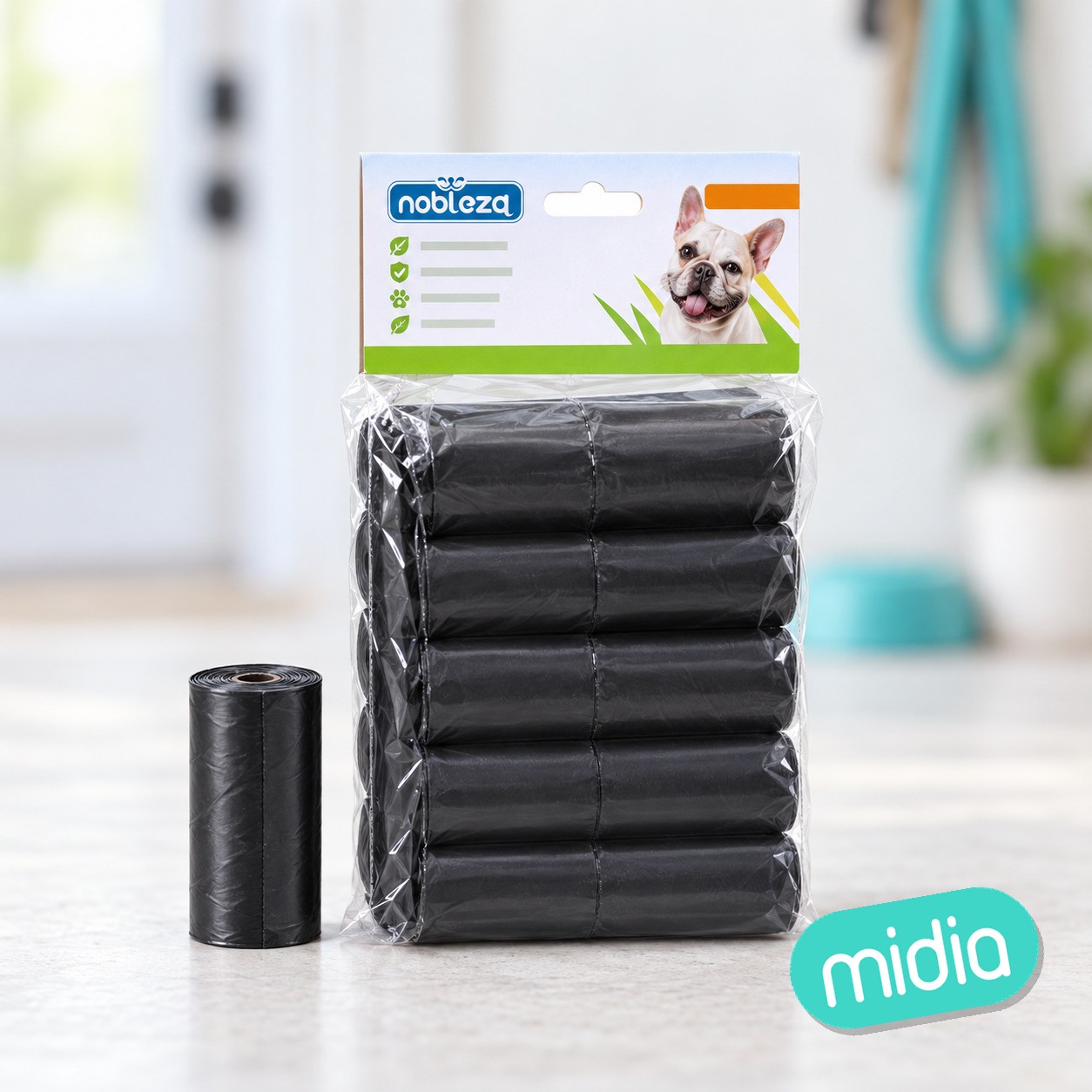 Bolsas de basura básicas-20 pcs-15 unidades / rollo