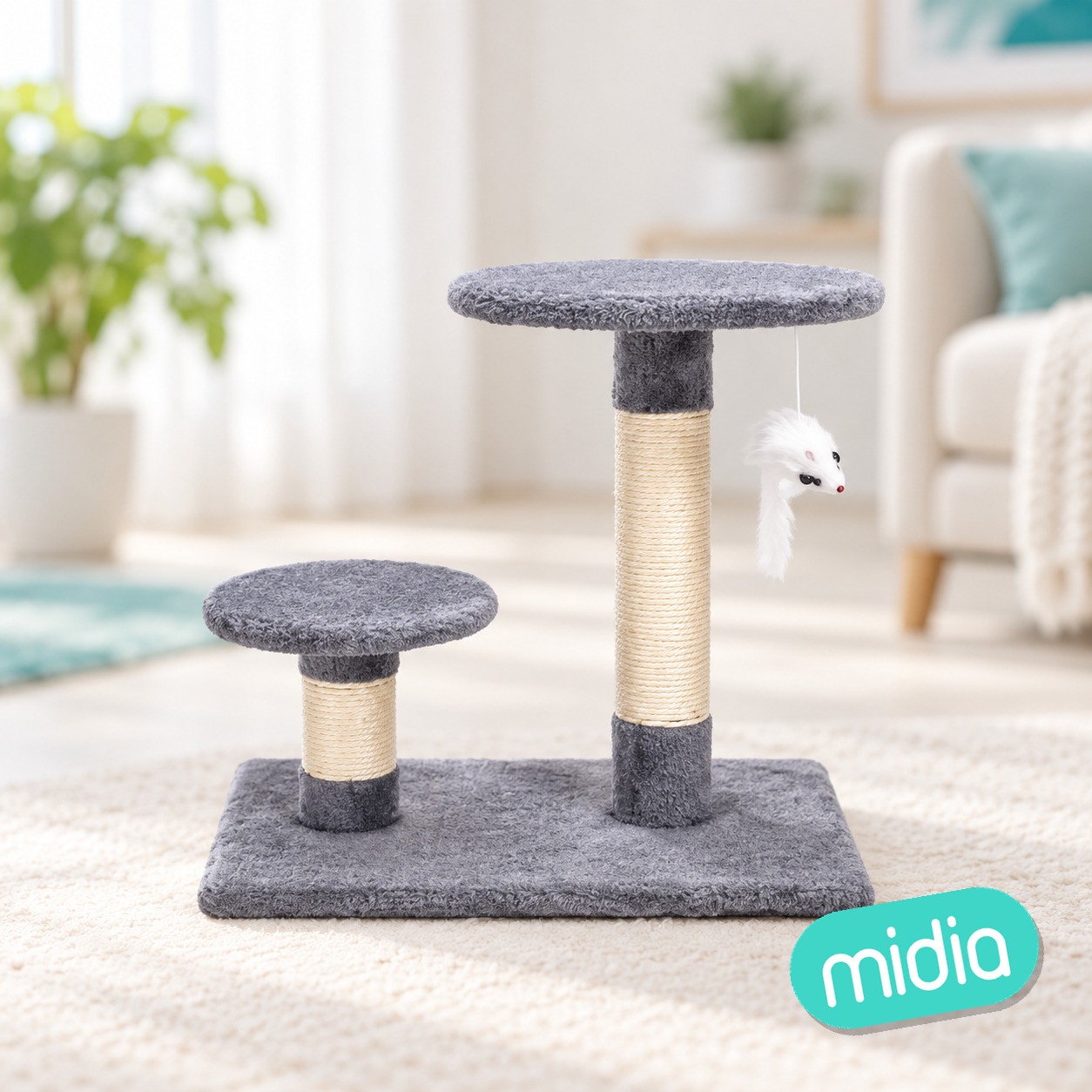 Mini árbol para gatos multicapa