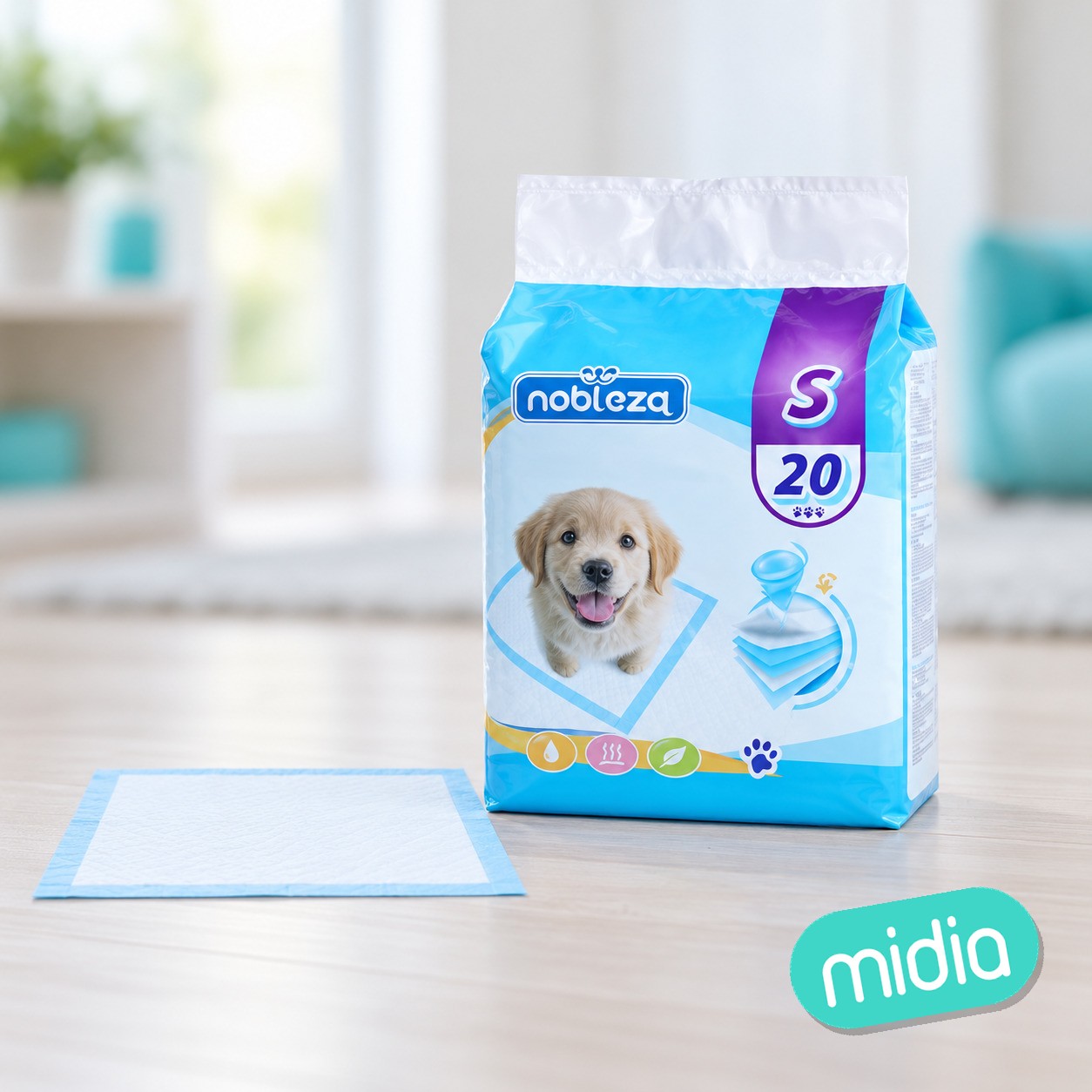 Almohadillas de entrenamiento para mascotas-20 pcs-L40*W60cm