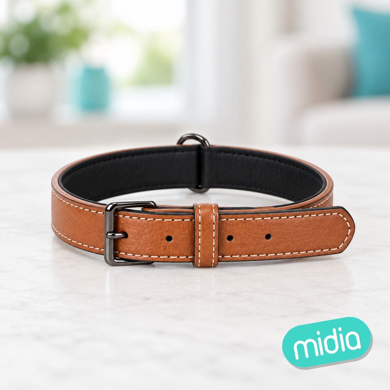 Collar de perro de material PU
