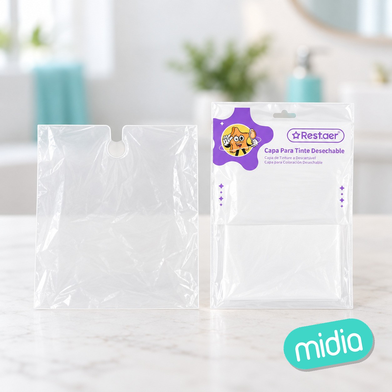 Capa para tinte desechable 90*110cm