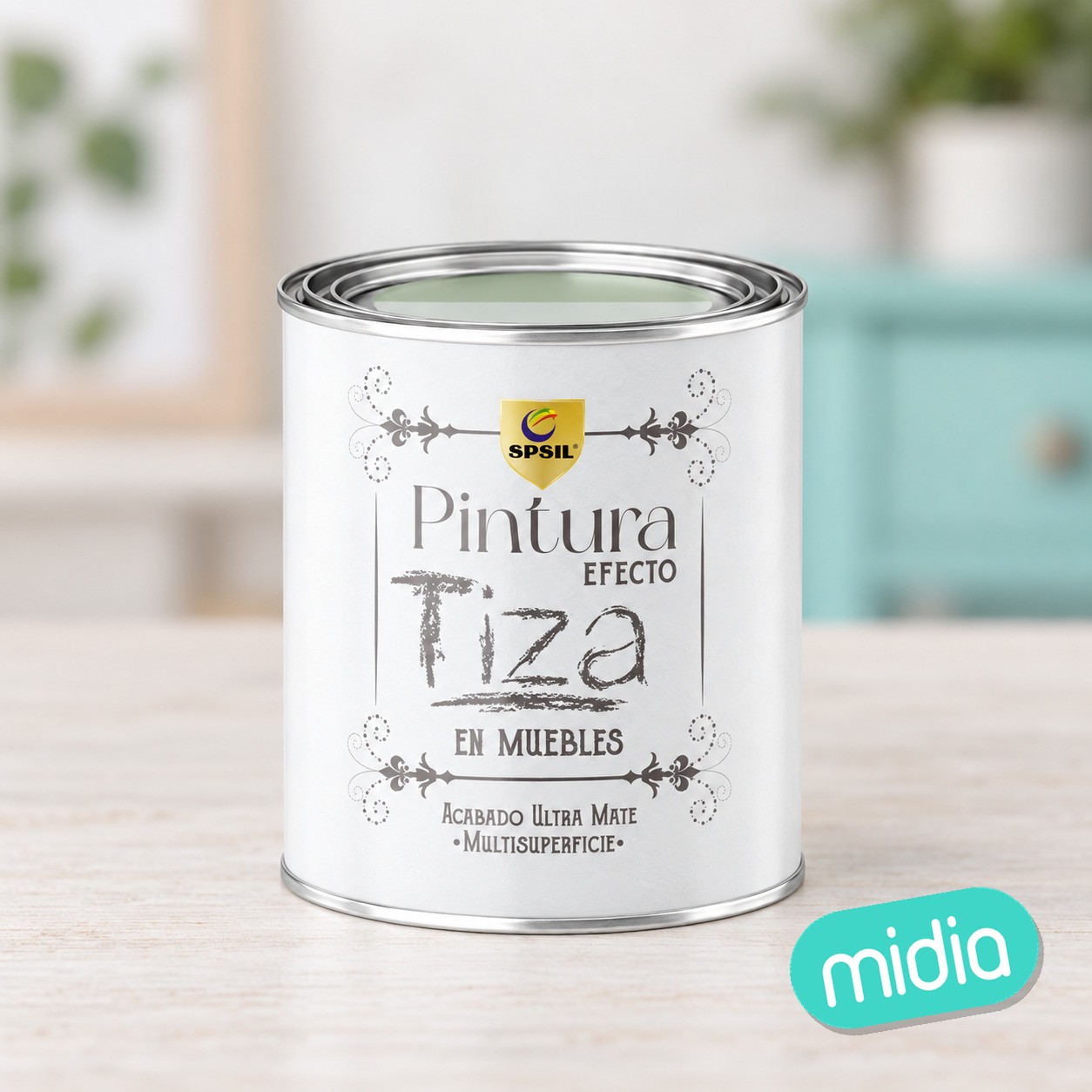Pintura verde vintage 375ml