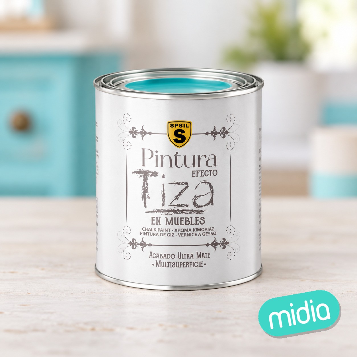 Pintura turquesa 375ml